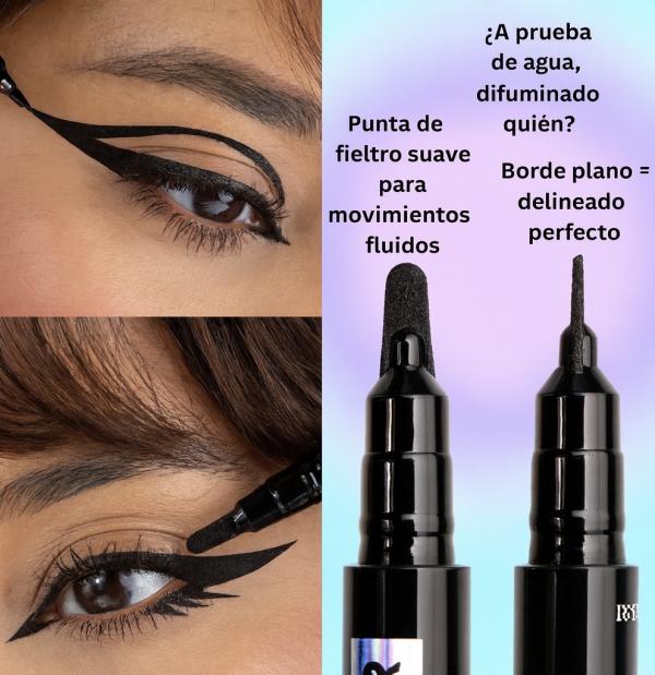 Delineador De Ojos On Point Flat Edge Italia Deluxe