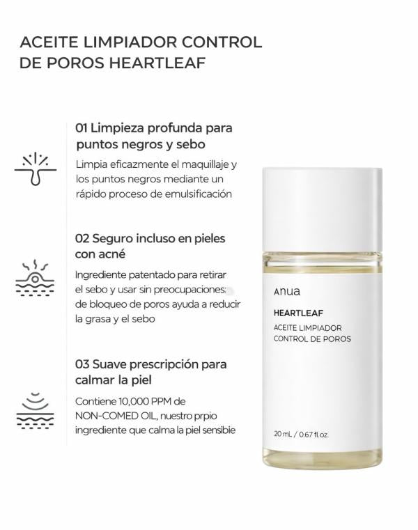 Mini Limpiador En Aceite Heartleaf 20ml