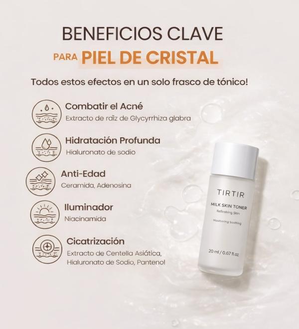 Mini Tonico Lechoso TIRTIR 20ml