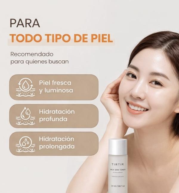 Mini Tonico Lechoso TIRTIR 20ml