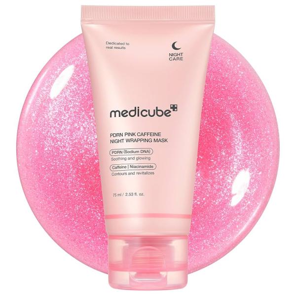 PDRN Mascarilla Nocturna Envolvente Con Cafeina Rosa