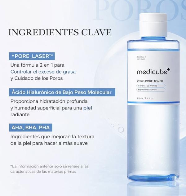 Tonico Zero Pore De Niacinamida 250ml Medicube