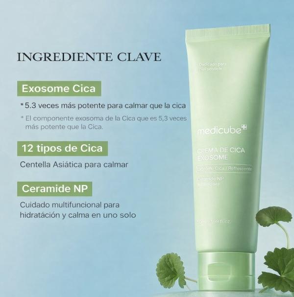 Crema Calmante Y Suavizante Exome Cica Panthenol 50ml Medicube