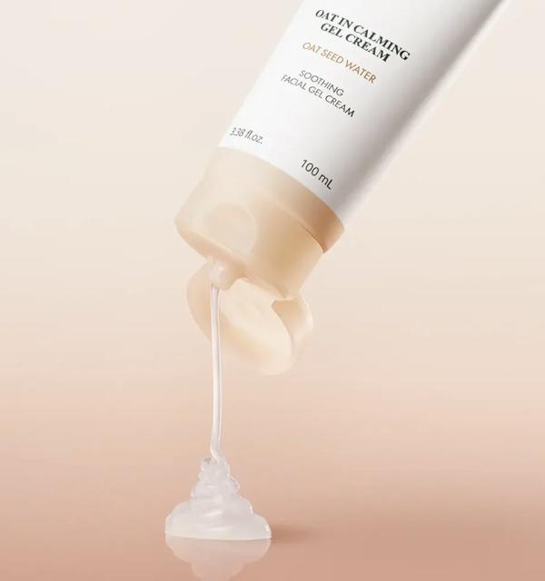 Crema Calmante En Gel A Base De Agua De Semillas De Avena 100ml