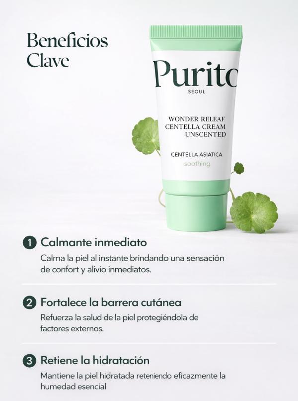 Mini Crema De Centella Asiática Purito 15ml
