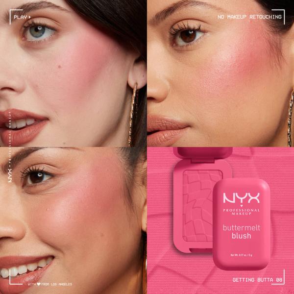 Rubor En Polvo Nyx Buttermelt