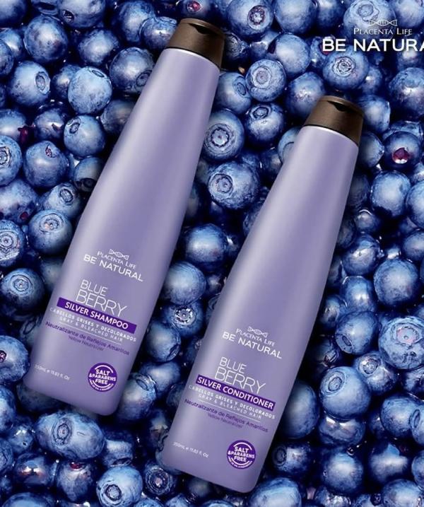 Shampoo Be Natural De 350ml Blue Berry