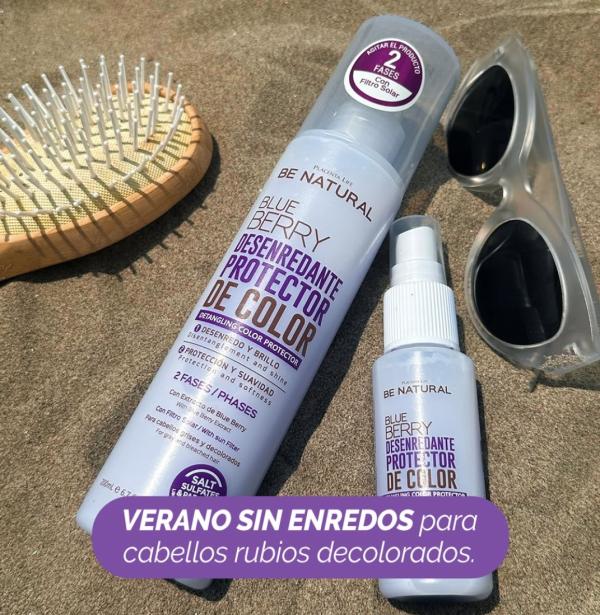 Blue Berry Protector De Calor Desenredante Be Natural 200ml