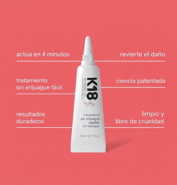 Mascarilla Capilar Reparadora Molecular Sin Enjuague 5ml