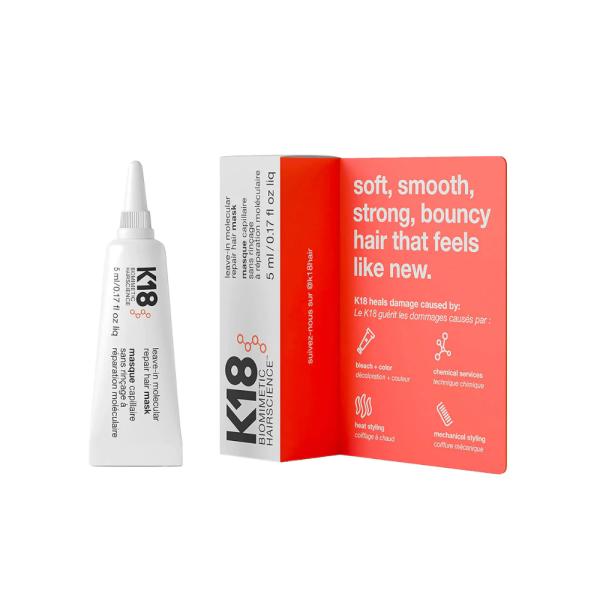 Mascarilla Capilar Reparadora Molecular Sin Enjuague 5ml