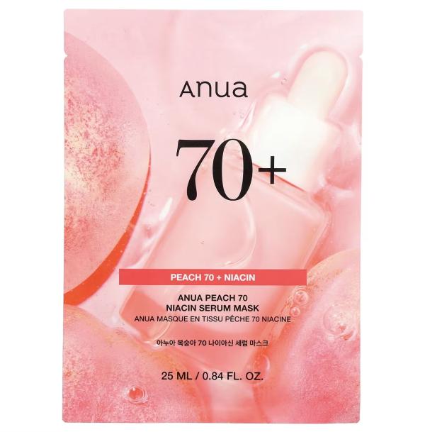 Mascarilla Con Serum De Niacinamida Peach 70+ De 25ml