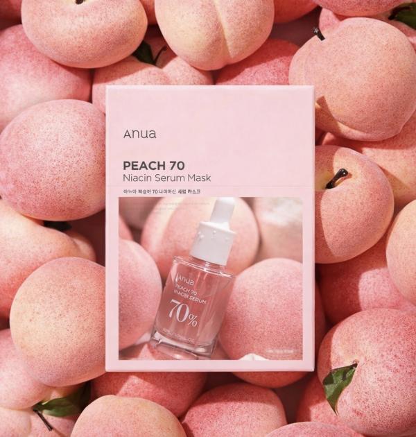 Mascarilla Con Serum De Niacinamida Peach 70+ De 25ml