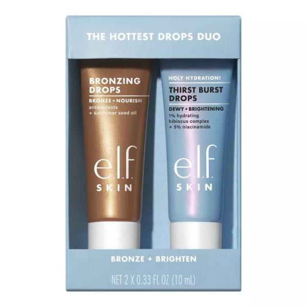 El Duo De Gotas Mas Caliente Bronce / Brighten E.L.F