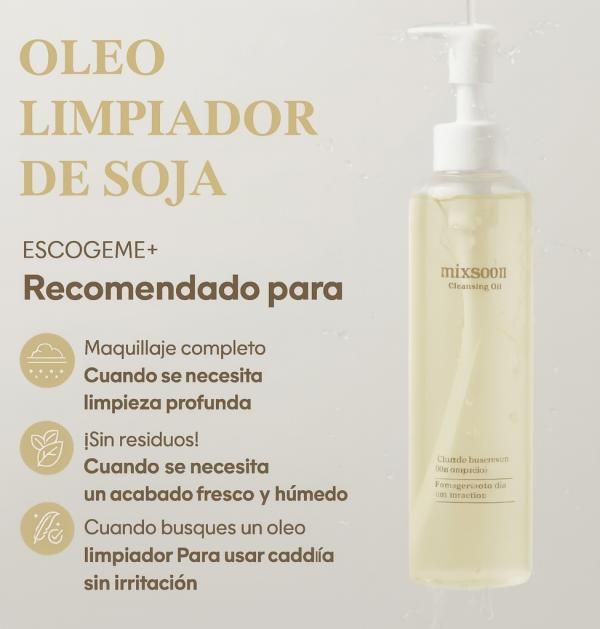 Aceite Limpiador A Base De Frijoles Mixsoon 100ml