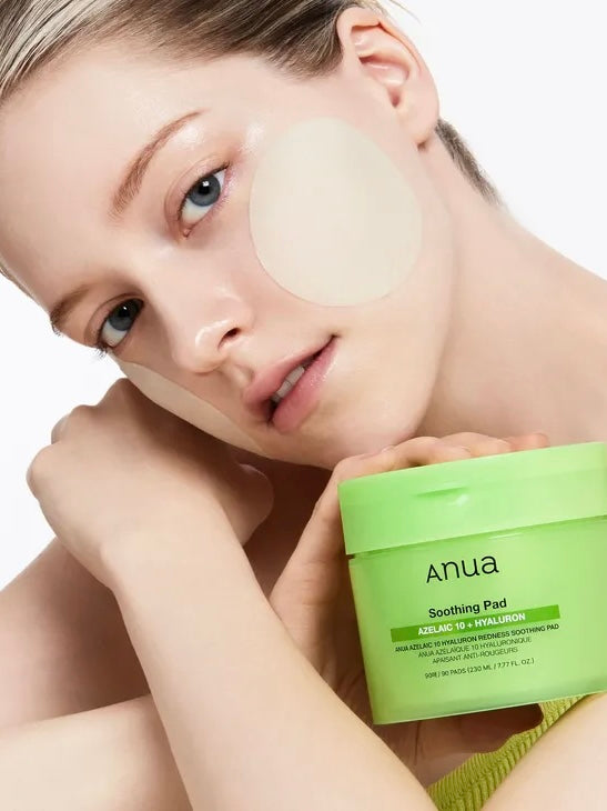 Pads Calmantes Con 10% De Acido Azelaico Y Acido Hialuronico