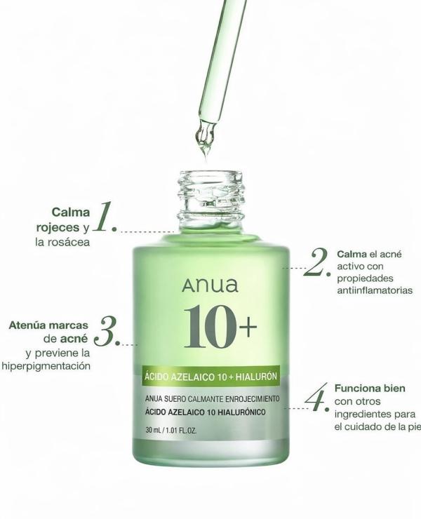Serum De Anua Con 10% De Acido Azelaico Y Acido Hialuronico