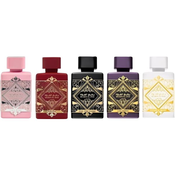 Set De 5 Perfumes Badee Al Oud Lattafa Edp 5ml