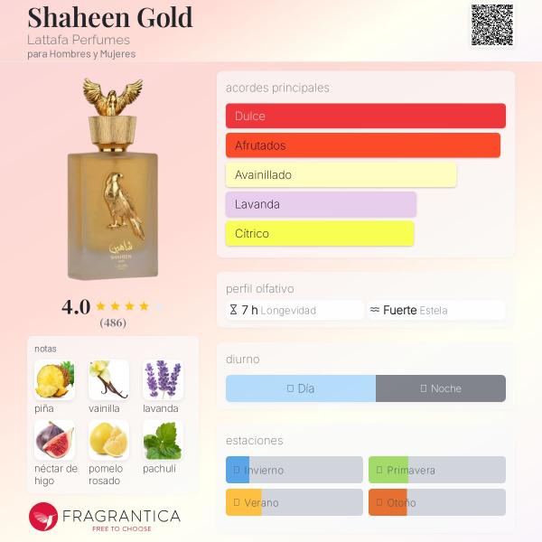 Shaheen Gold De Lattafa Edp 100ml