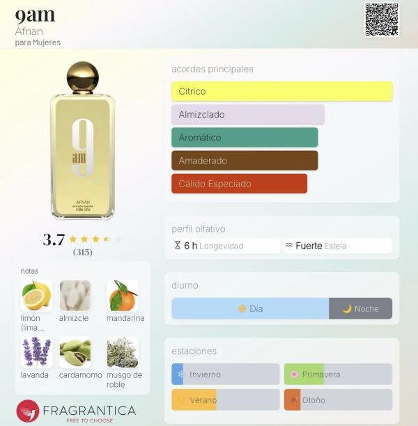 Afnan 9am Beige Edp 100ml