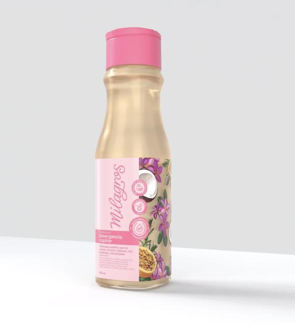 Shampoo Emergencia Capilar Con Biotina Y Keratina Milagros 450ml