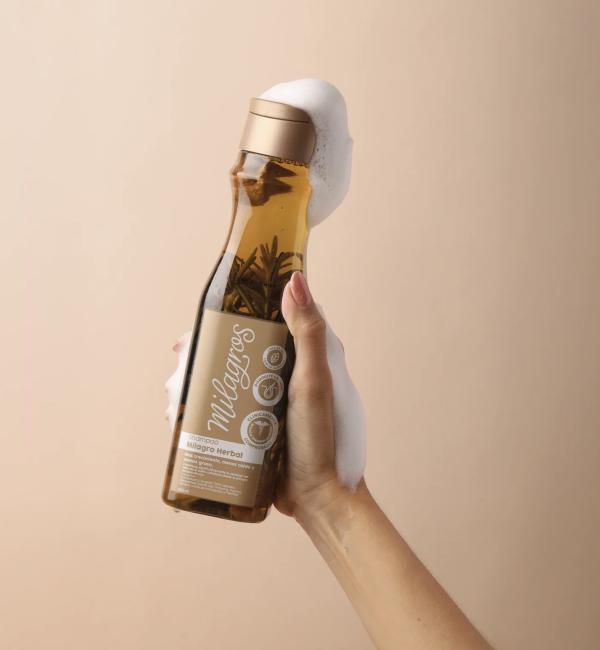 Shampoo Milagro Herbal Con Romero Y Jengibre Milagros 450ml