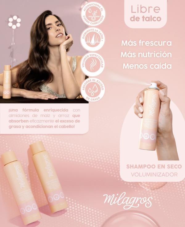 Shampoo En Seco Voluminizador Milagros 175ml