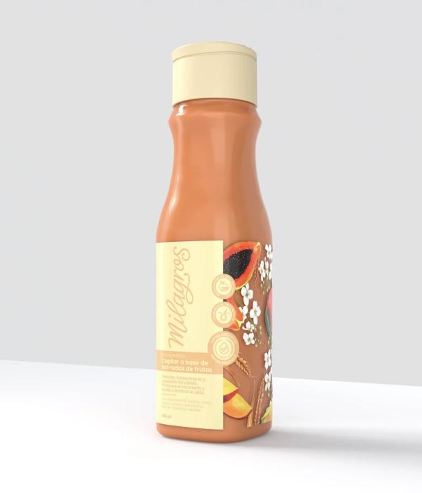 Tratamiento Capilar A Base De Frutas Milagros 450ml