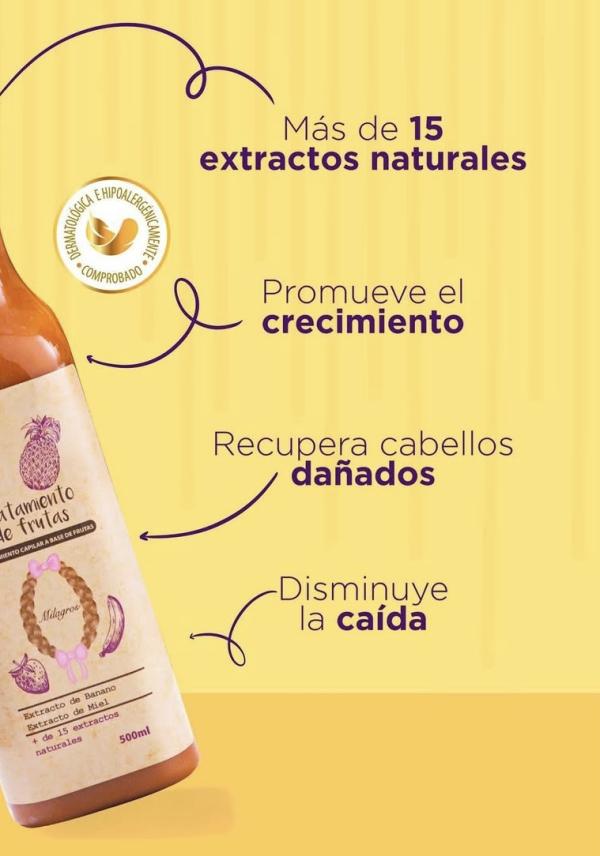 Doypack Tratamiento Capilar A Base De Frutas