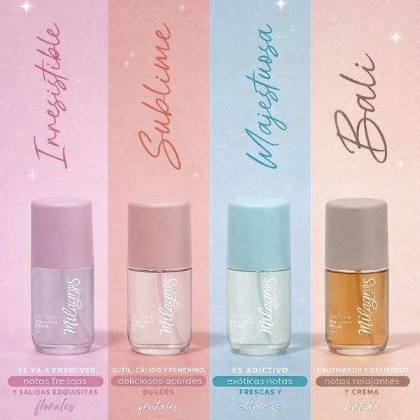 Perfume Capilar Y Corporal De 120ml Milagros