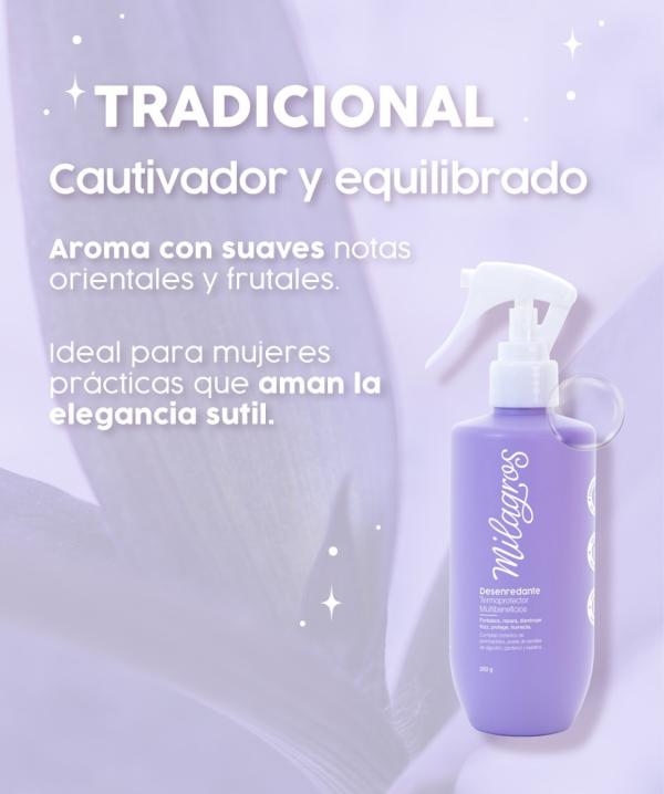 Desenredante Termoprotector Miltibeneficios 250g Morado