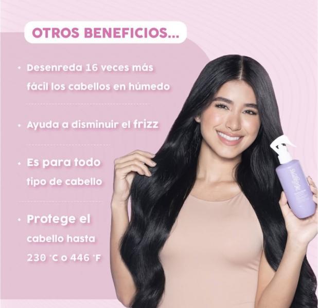 Desenredante Termoprotector Miltibeneficios 250g Morado