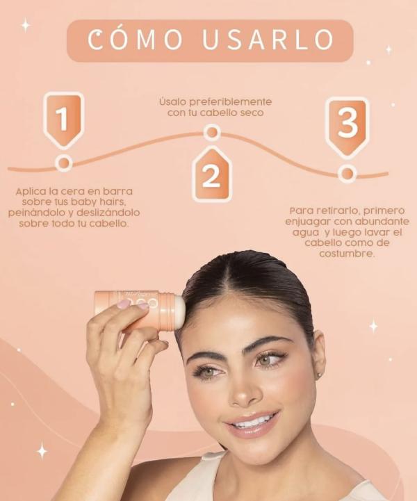 Hair Wax Stick Cera Anti Frizz Milagros 49g