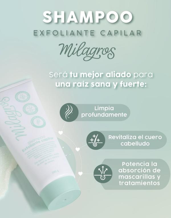 Shampoo Exfoliante Capilar Milagros 200g
