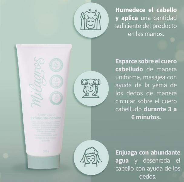 Shampoo Exfoliante Capilar Milagros 200g