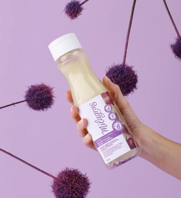 Shampoo Con Estracto De Cebolla Y Peptidos Milagros 450ml