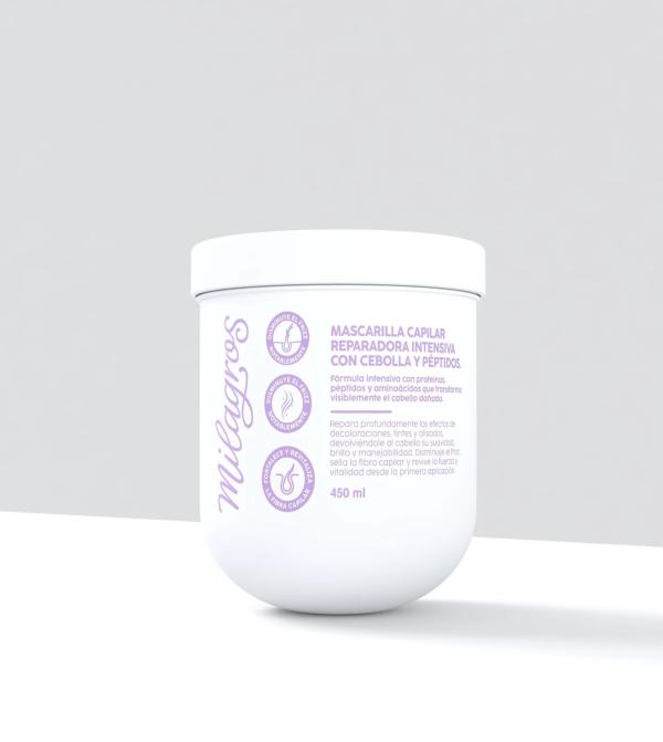 Mascarilla Capilar Reparadora Intensiva Con Estracto De Cebolla Y Peptidos