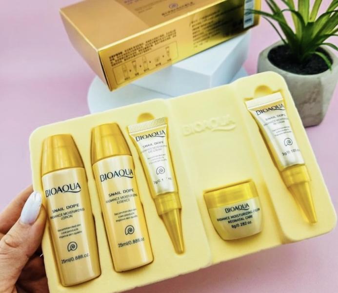 Mini Kit De Skincare De Baba De Caracol