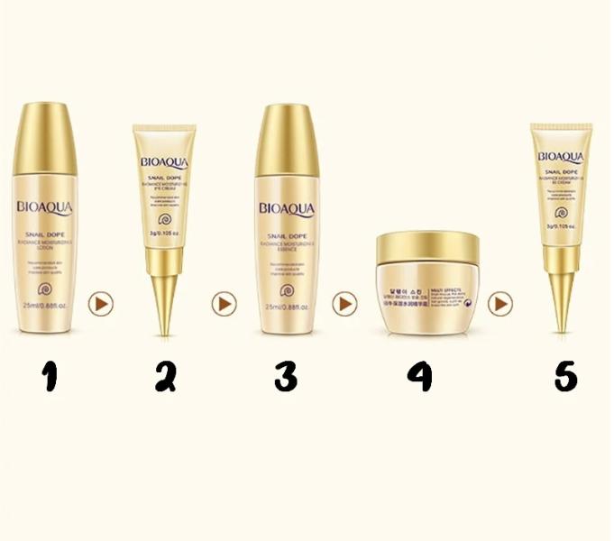 Mini Kit De Skincare De Baba De Caracol