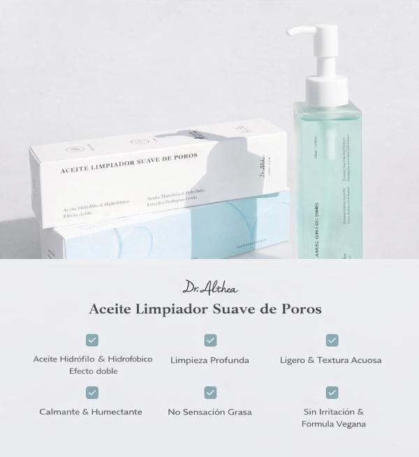 Aceite Limpiador Suave De Poros 150ml Dr.Althea