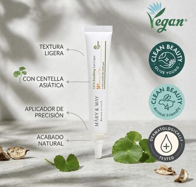 Mini Crema Solar Calmante 50Spf Mary & May 50ml