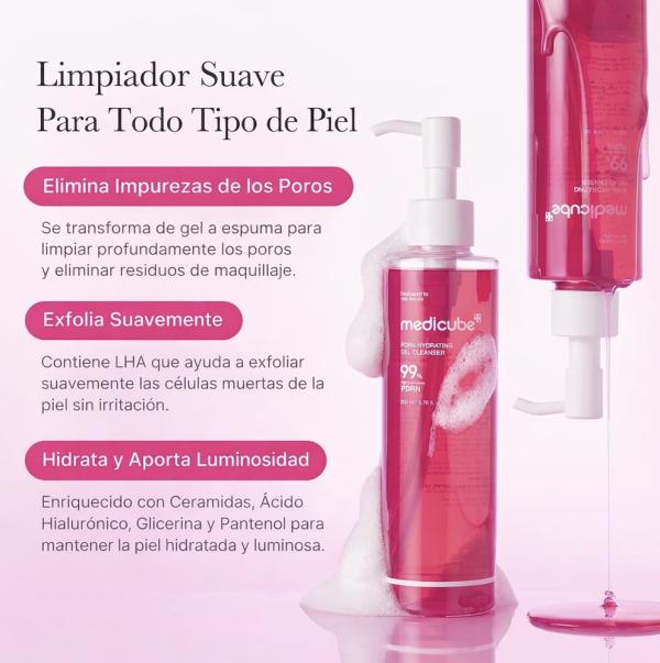Gel Limpiador Hidratante PDRN 200ml Medicube
