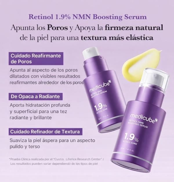 Suero Anti Edad De Alta Eficacia A Base De Retinol NMN 30ml Medicube