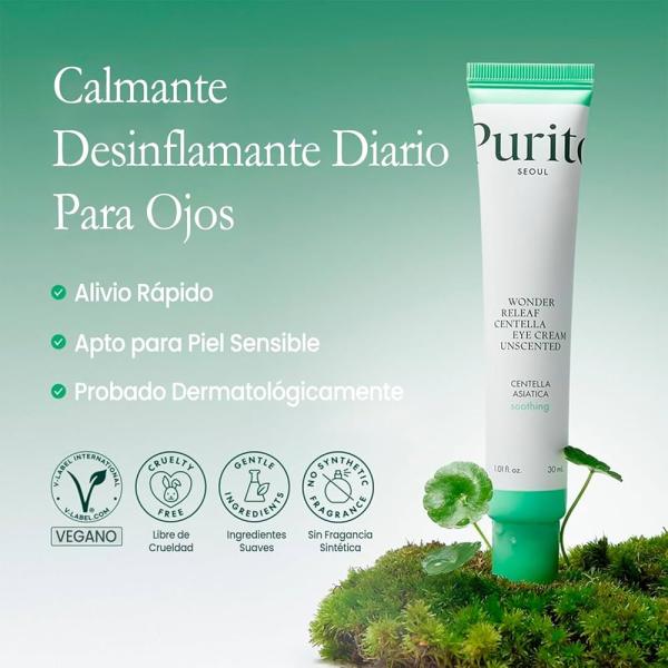 Crema Para Ojos Wonder Releaf Centella 30ml Purito