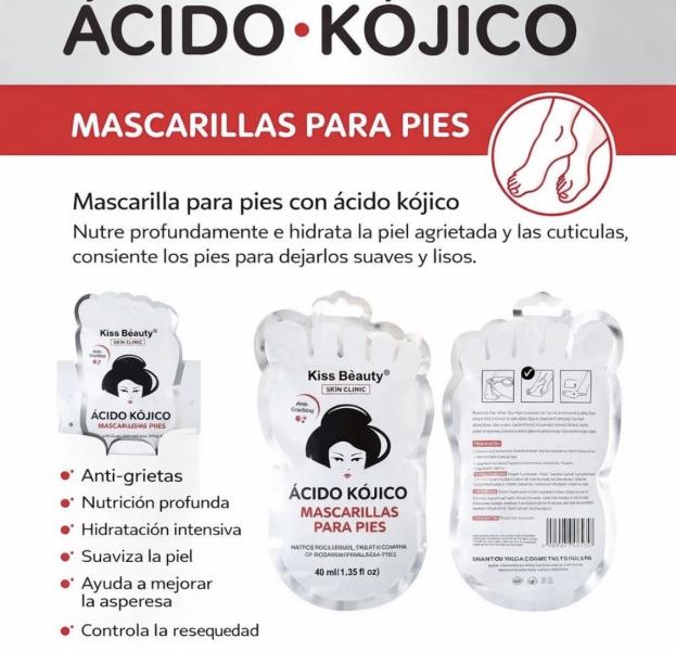 Mascarilla Para Pies De Acido Kojic