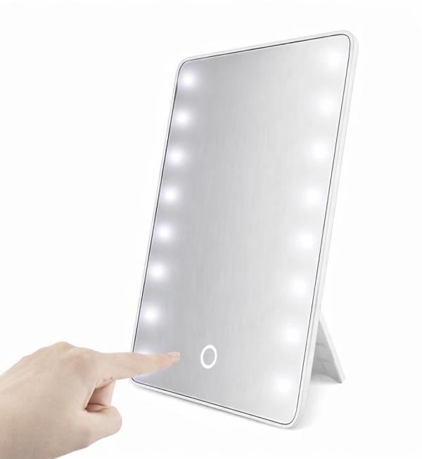 Espejo Rectangular Con 16 Luces Led Makeup Mirror
