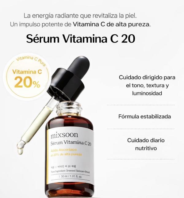 Mini Serum De Vitamina C Mixsoon 10ml
