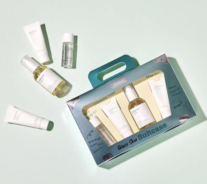 Kit De Skincare Glass Skin Suitcase De 4Pcs Mixsoon