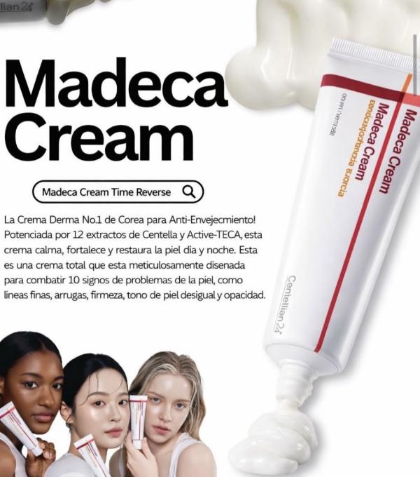 Crema Facial Antiedad Madeca Cream Time Reverse Original 50ml