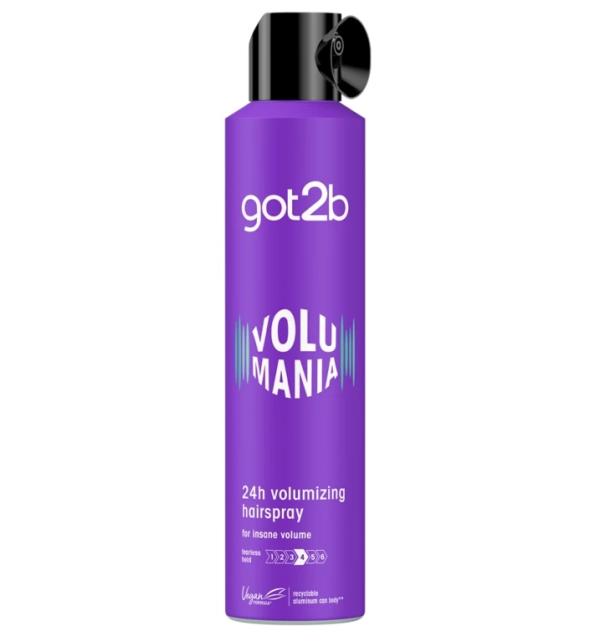 Laca Voluminizadora Con Efecto De 24Hrs Volumania Got2b 300ml