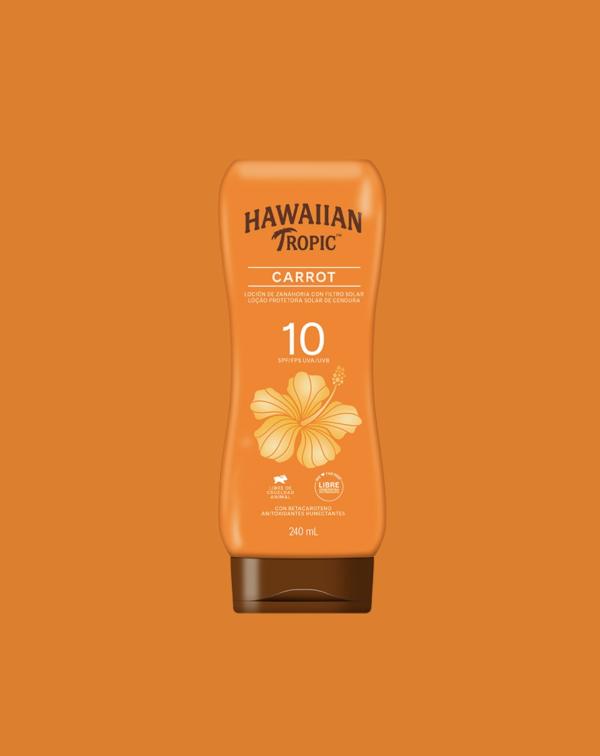Locion De Zanahoria 10spf Hawaiian Tropic 240ml